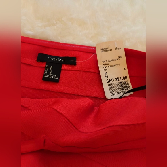 Forever 21 Red Bandage skirt and top - Picture 6 of 8